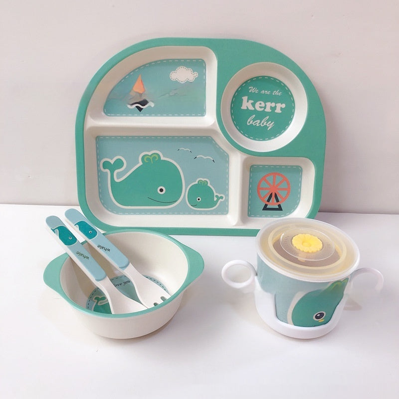 Kinder Geschirr-Set aus Bambusfaser
