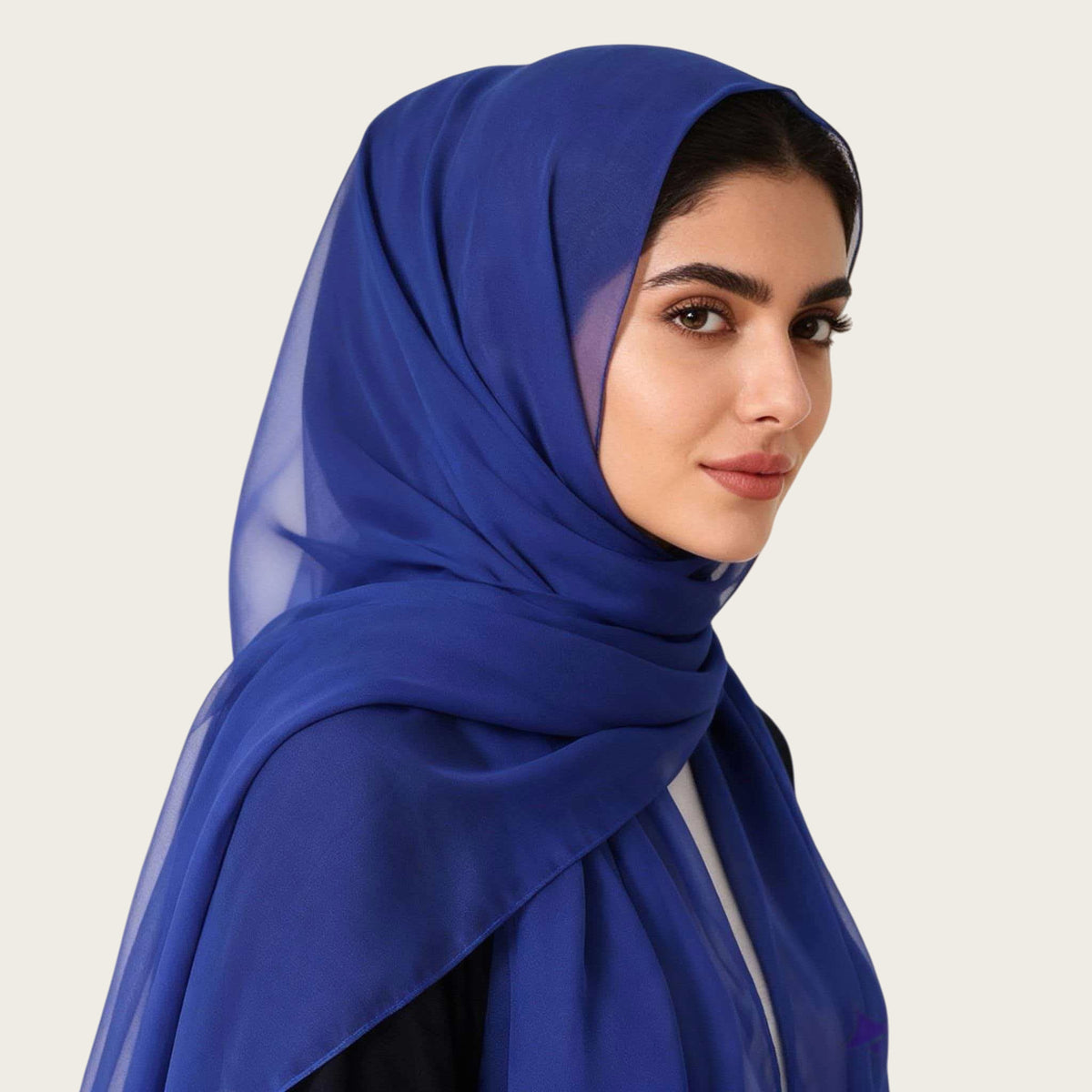 Samt-Chiffon Schal – Bild 2 | LuxeStyle