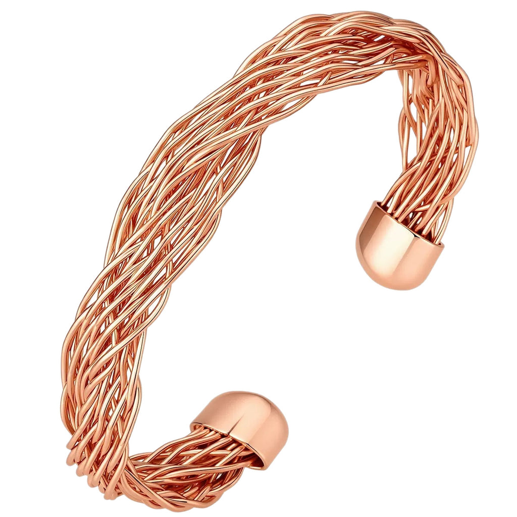 Rotkupfer-Armband, handgewebt – Bild 7 | LuxeStyle
