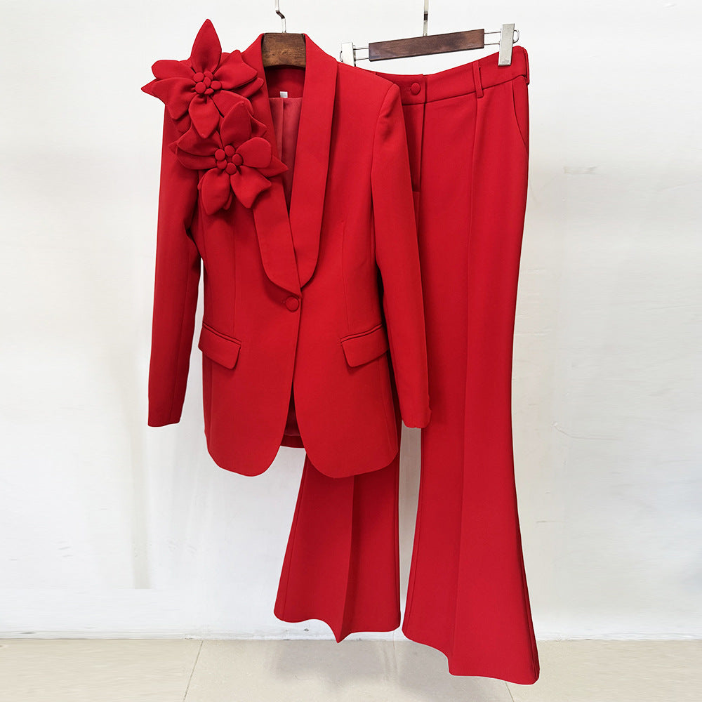 Blumen-Anzug-Set für Damen