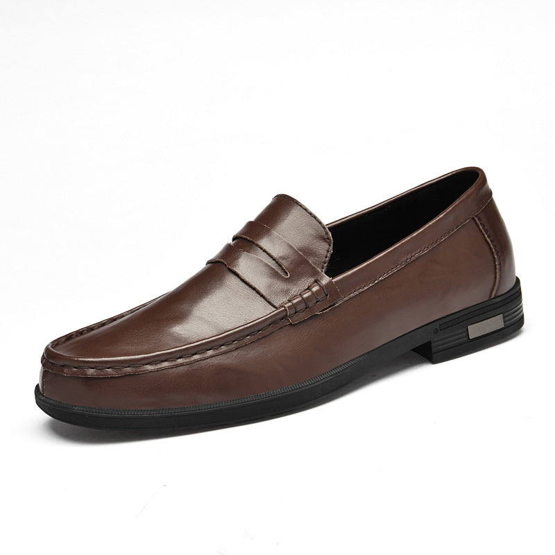 Herren Leder Slipper