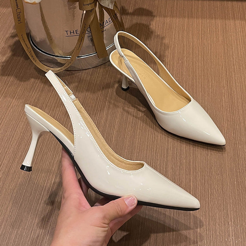 Elegante Stilettos aus Lackleder