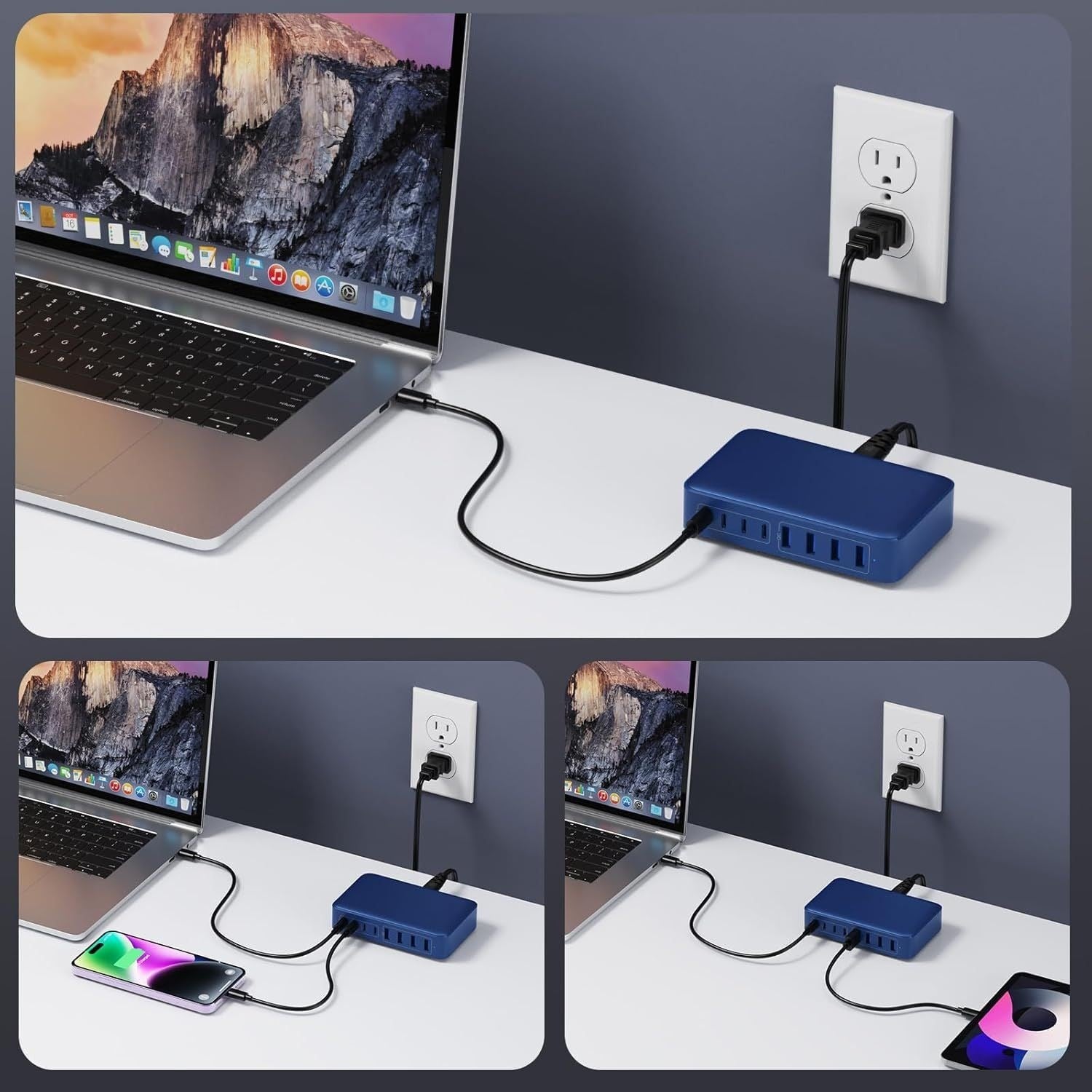 200W GaN Ladegerät für Mobilgeräte & Laptops