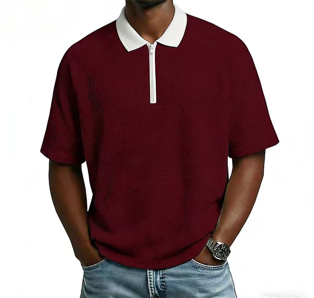 Herren Polo-Shirt mit Kragen kurzärmlig casual