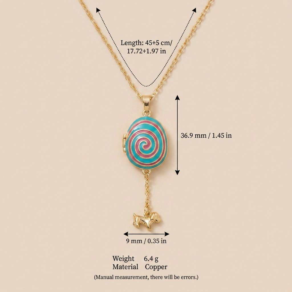 Bunt schimmerndes Halsband