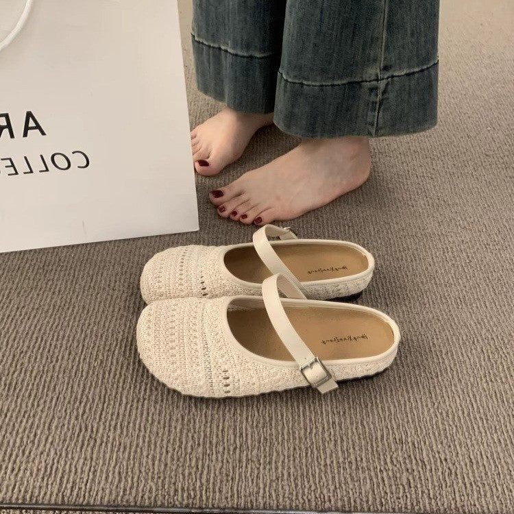 Handgewebte Mules