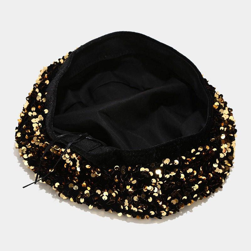 Pailletten-Fedora für Damen