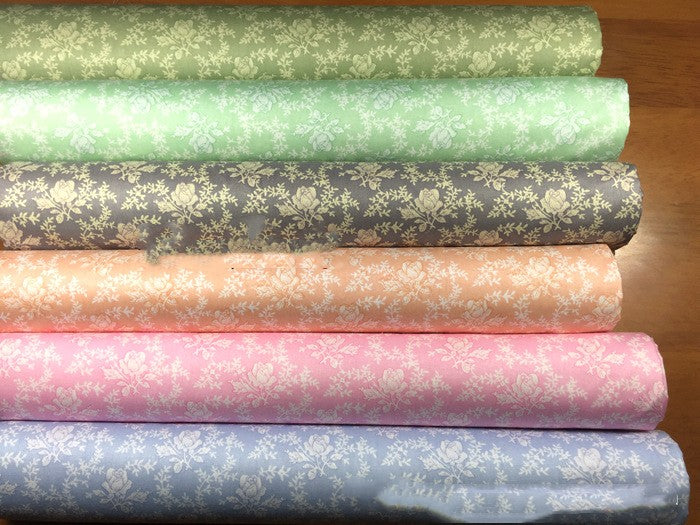 Blumiger Baumwollstoff (Twill, 1.6m breit) – Bild 2 | LuxeStyle