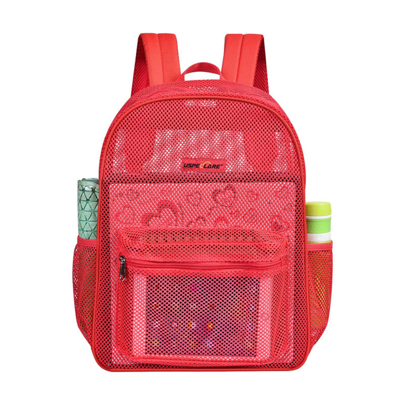 Mesh Rucksack Transparent & Leicht