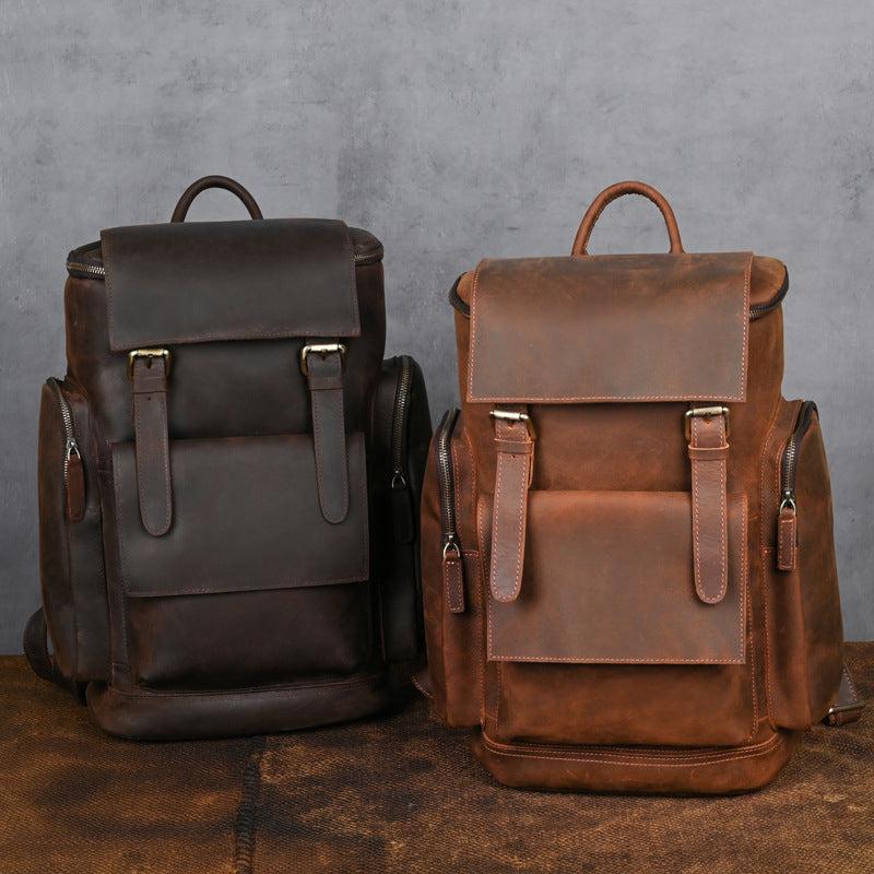 Vintage Lederrucksack für Herren