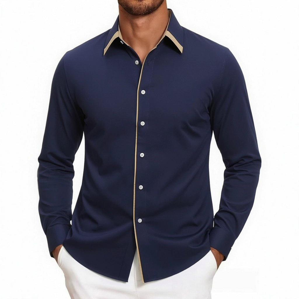 Dünnes Langarmshirt für Herren – Bild 12 | LuxeStyle