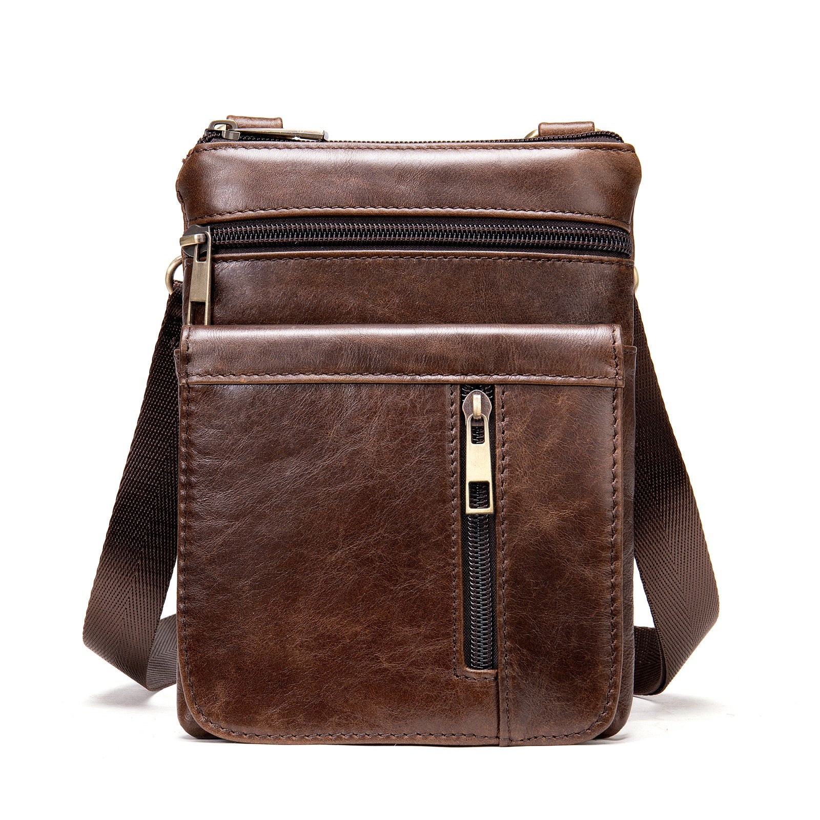 Männer Schultertasche aus Echtleder