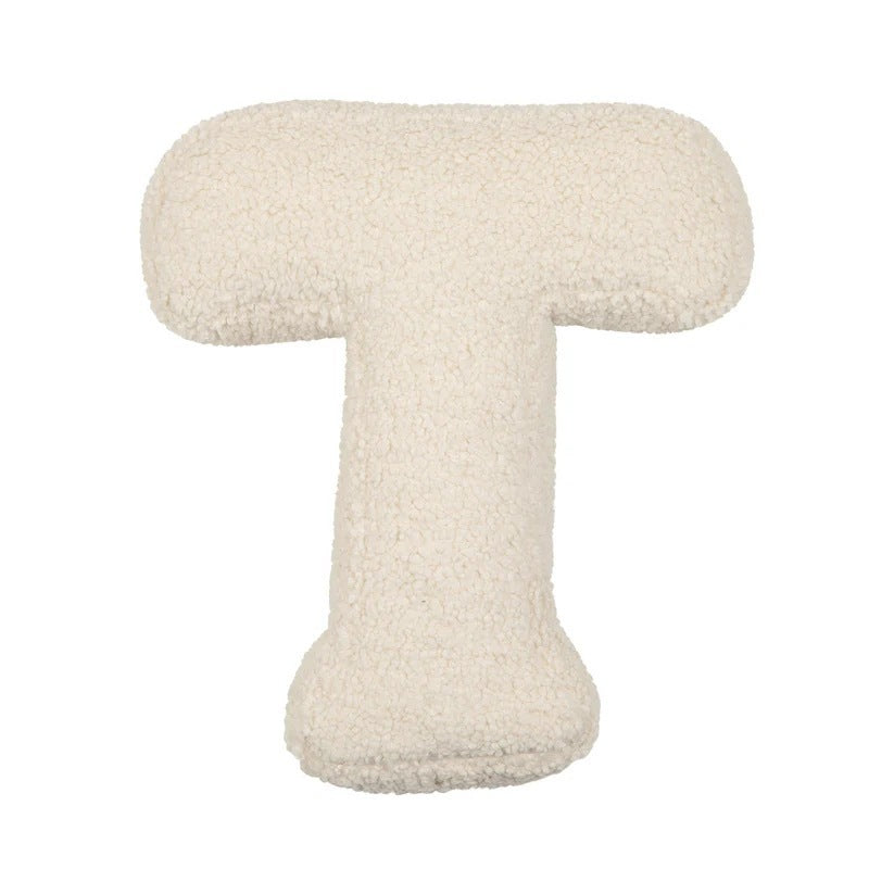Lammwoll-Kissen Buchstabe Kinder – Bild 4 | LuxeStyle