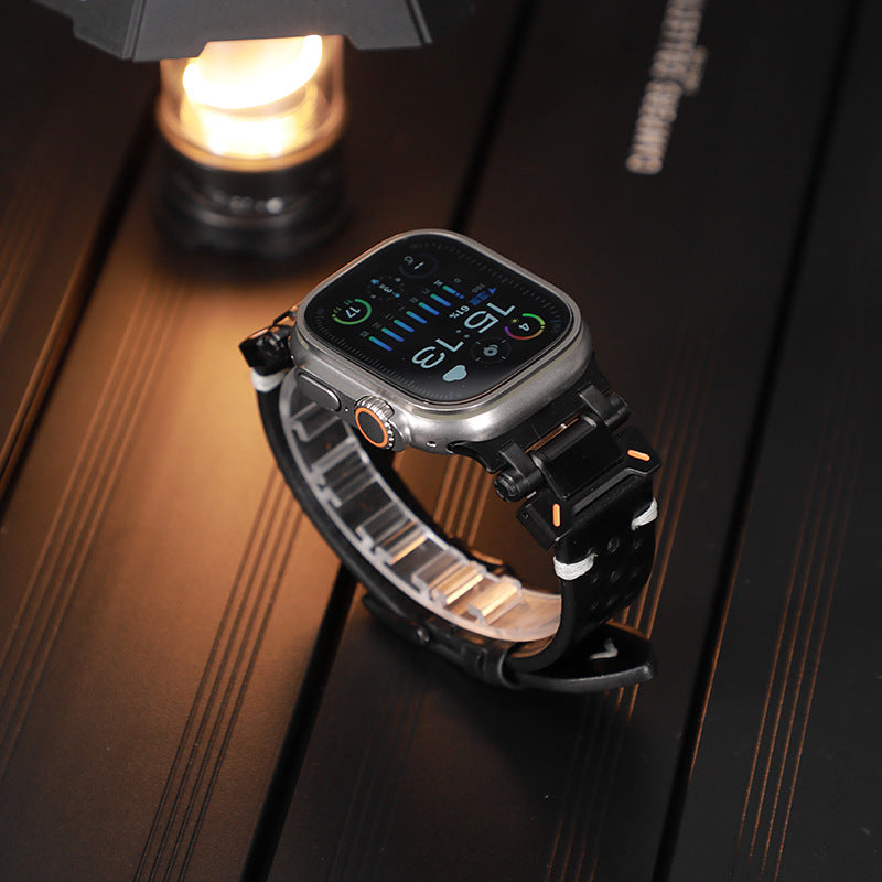 Mechanisches Kuhfell-Armband für Apple Watch – Bild 6 | LuxeStyle