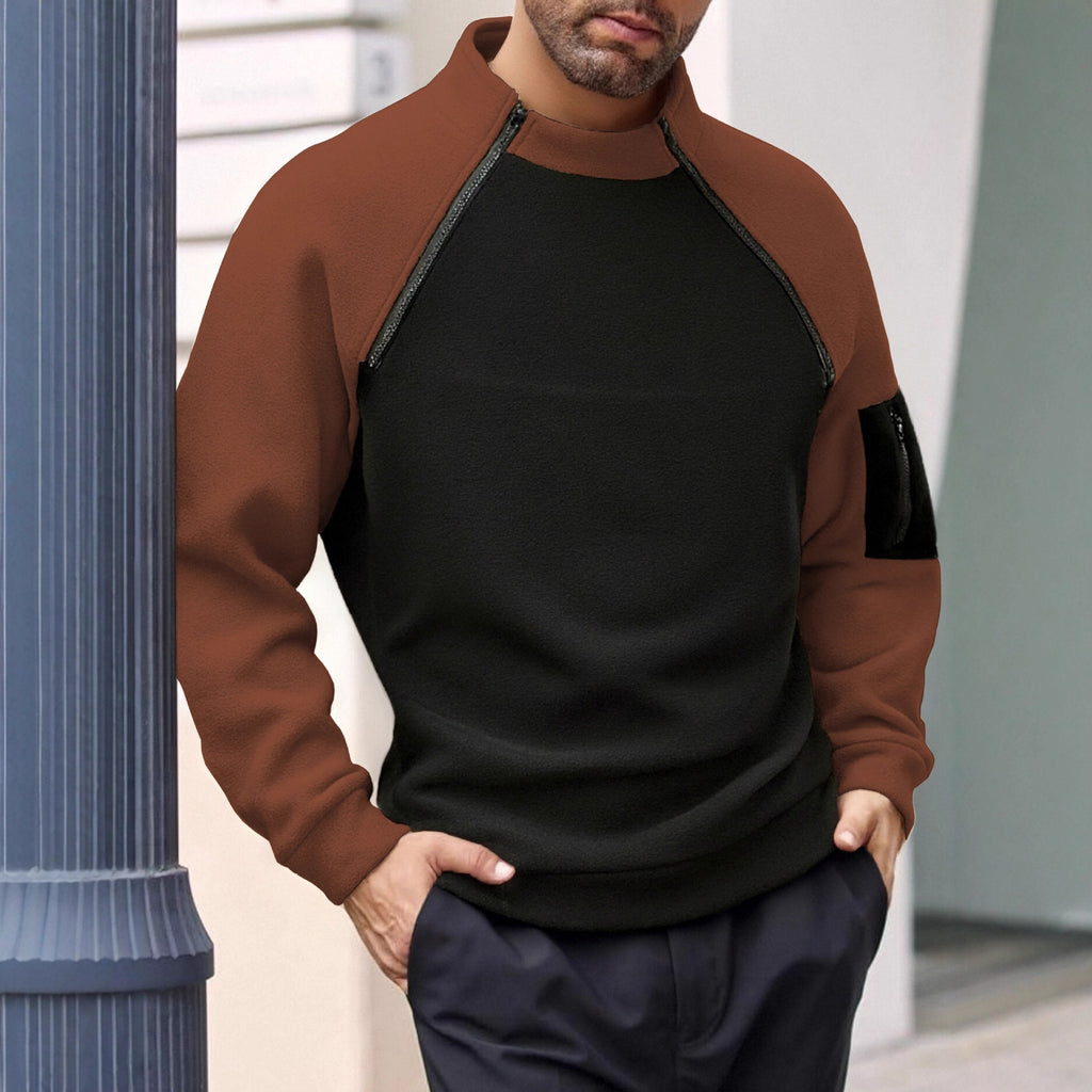 Stehkragen-Pullover für Herren – Bild 5 | LuxeStyle