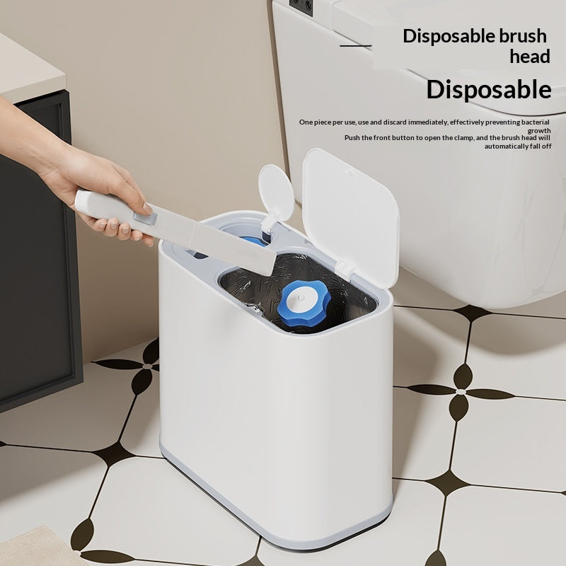 WC-Abfalleimer mit Bürstenköpfen, 5L