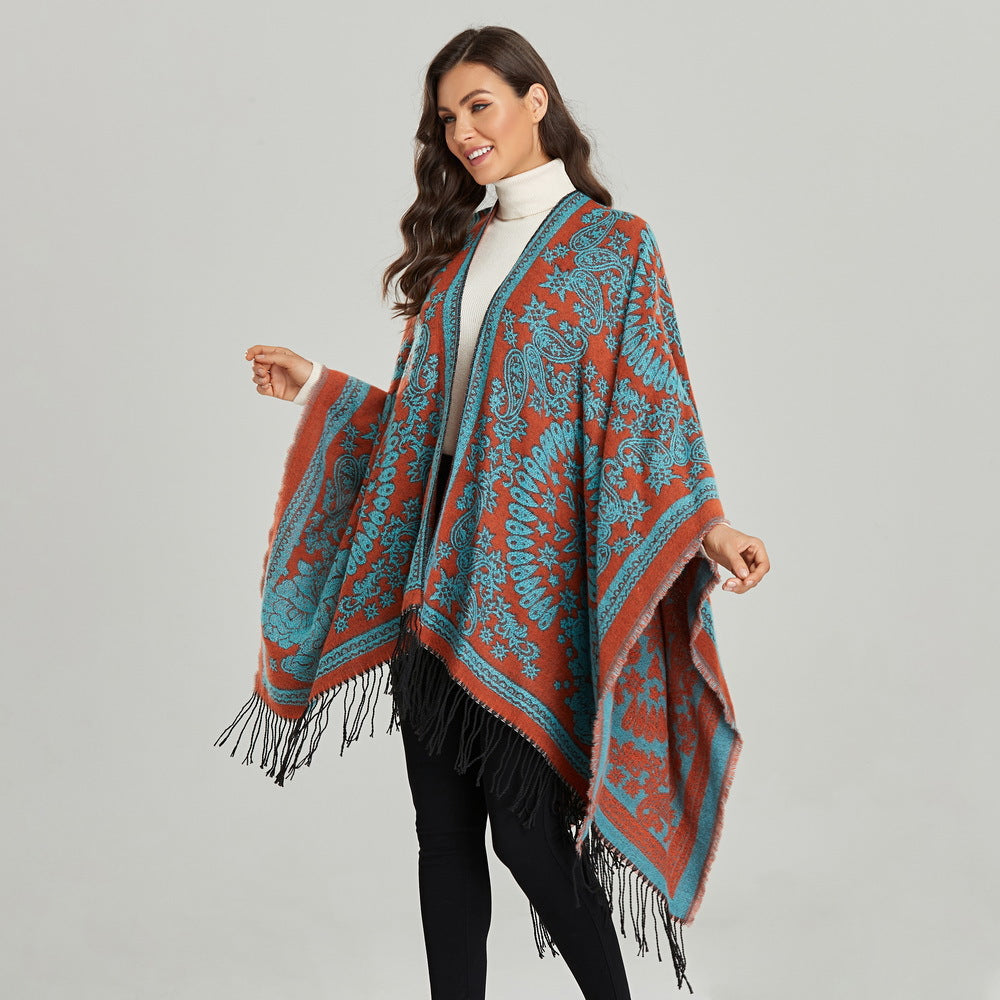 Tassel‑Schal aus Cashmere‑Blend – Bild 2 | LuxeStyle