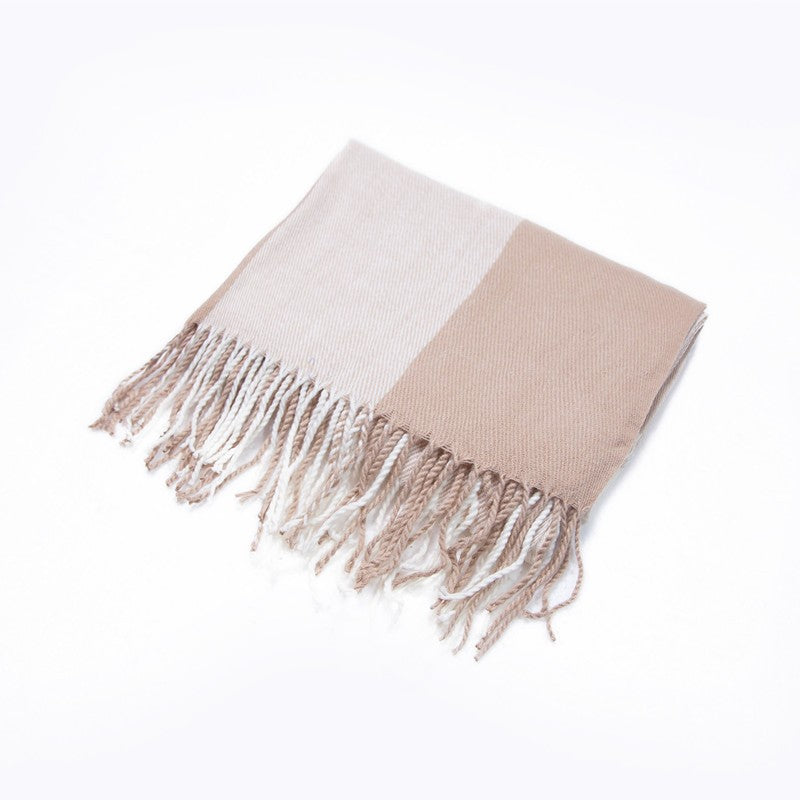 Taschenschal mit grossem Karomuster – Bild 9 | LuxeStyle