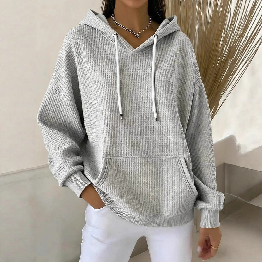 Freizeit-Sweatshirt mit Kapuze