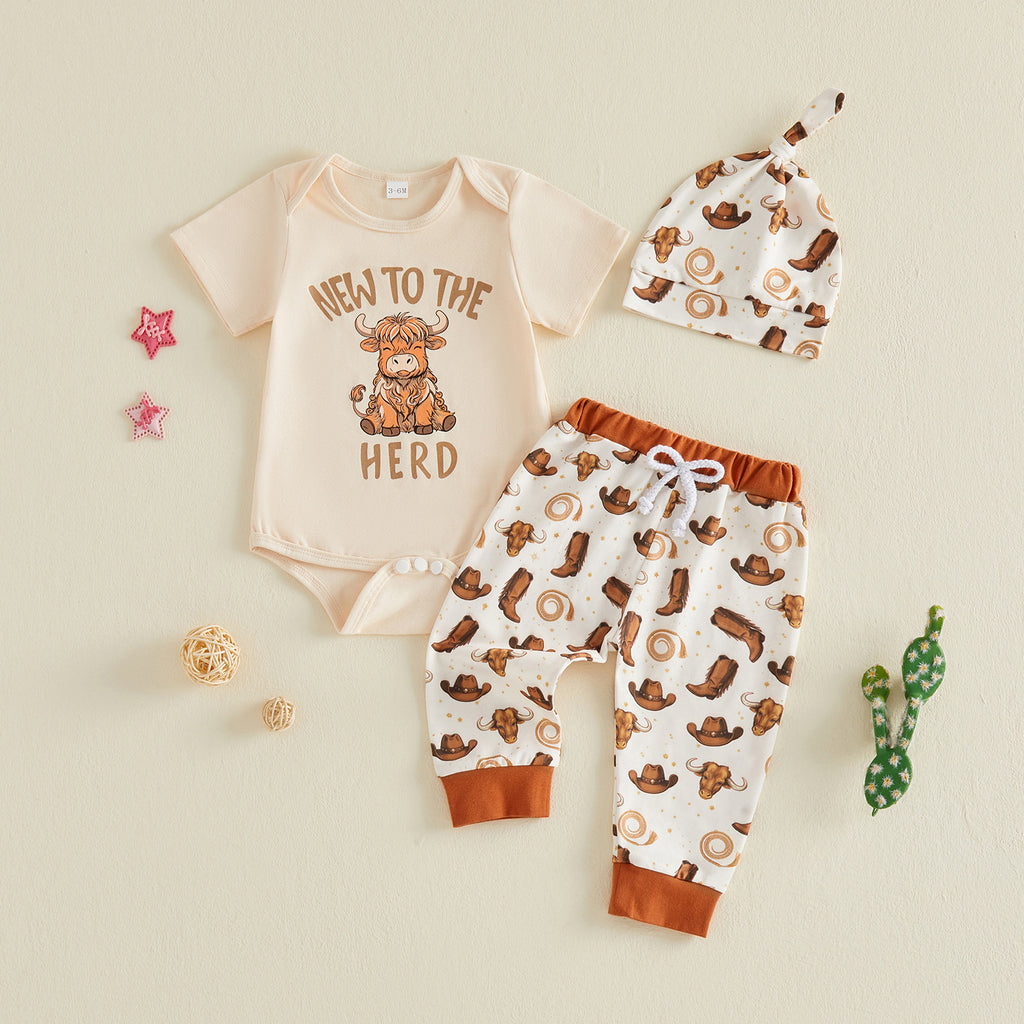 Baby Western Cowboy Strampler-Set | LuxeStyle
