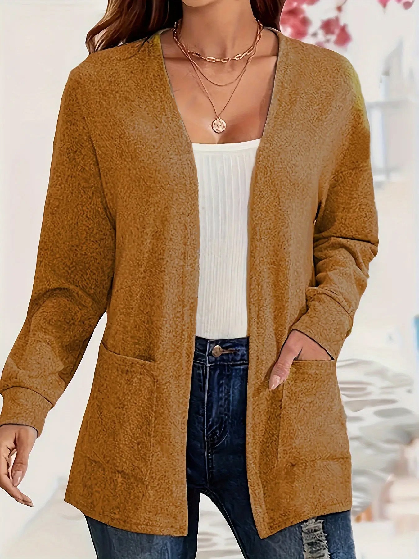 Leichter Cardigan mit Taschen