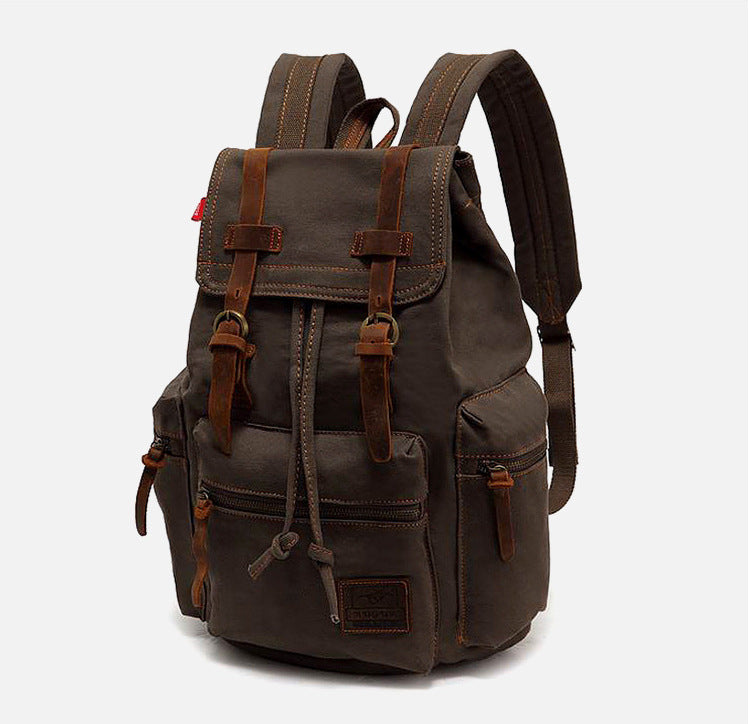 Vintage Rucksack mit grossem Fassungsvermögen – Bild 2 | LuxeStyle