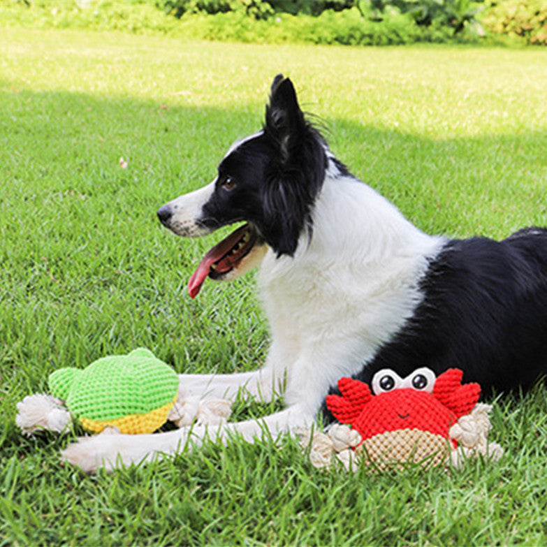 Interaktives Plüsch-Hundespielzeug mit Sound