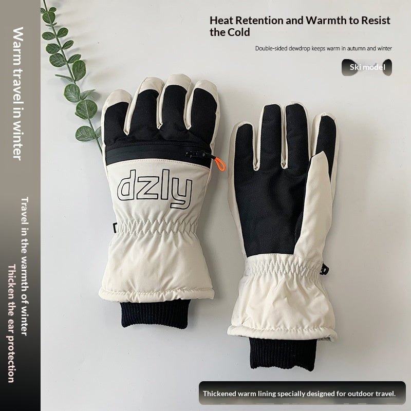 Warme Winter-Skihandschuhe mit Touchscreen
