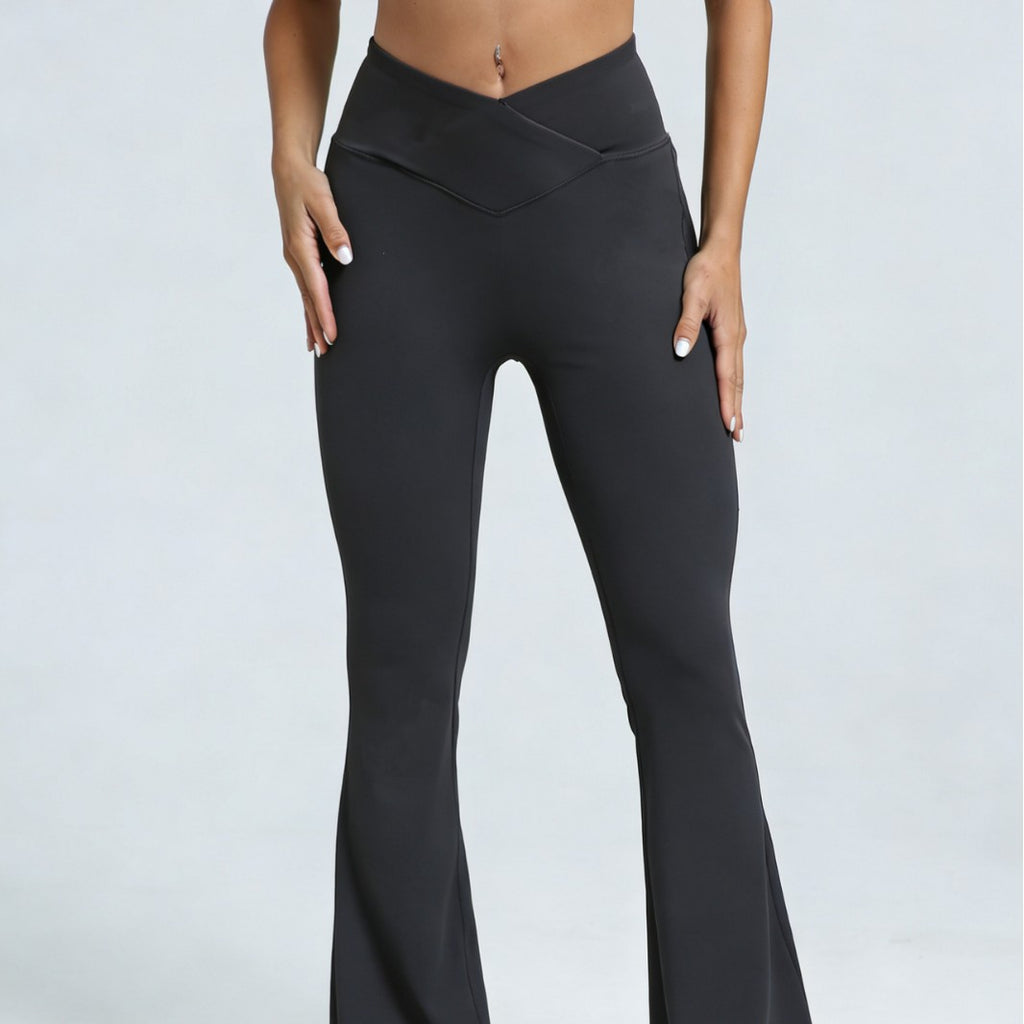 High-Waist Slim-Fit Yoga Pants