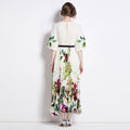 Mid-Sleeve Kleid im Vintage-Stil