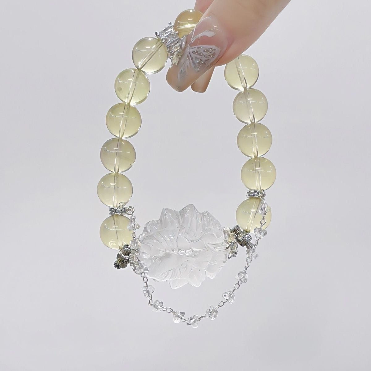 Citrin Armband mit Fuchs-Design | LuxeStyle