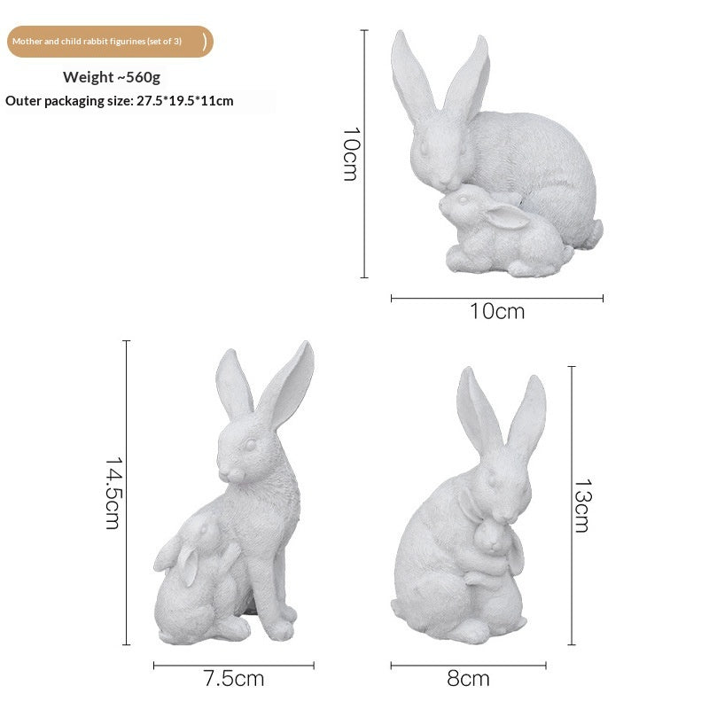 Hasen-Dekoration für Garten & Hof, 2er-Set – Bild 17 | LuxeStyle