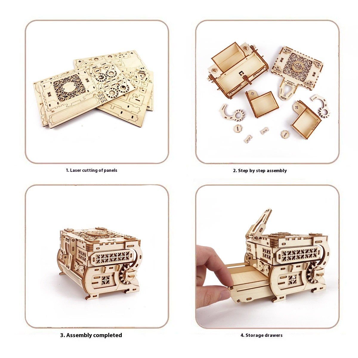 Schmuckkästchen 3D Holzpuzzle – Bild 17 | LuxeStyle