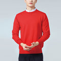 Herren-Loose-Crew-Neck-Sweater