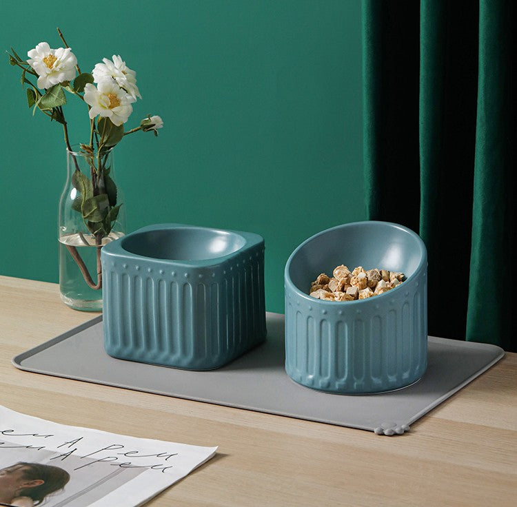 Keramik-Futternapf für Katzen, schräg – Bild 2 | LuxeStyle