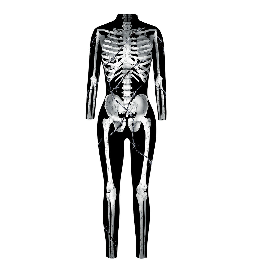 Skelett Digital Jumpsuit für Damen