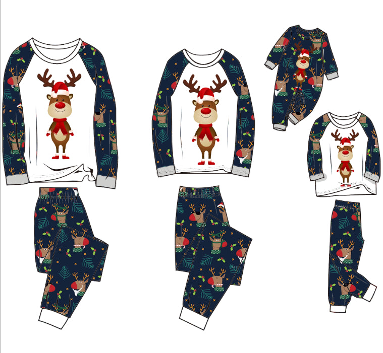 Weihnachts-Pyjama für die ganze Familie