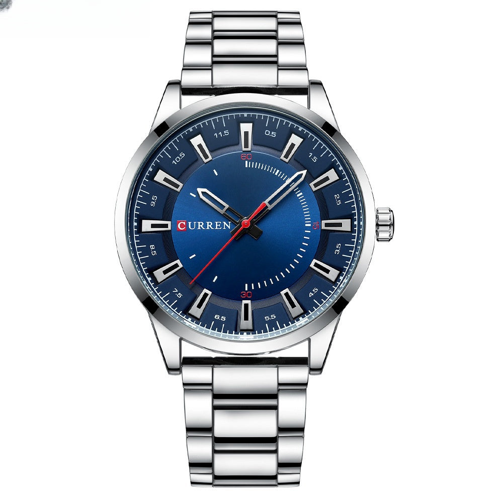 Herren Business-Uhr Quarz mit Stahlarmband – Bild 12 | LuxeStyle