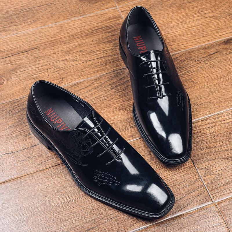 Business-Schuhe aus Kalbsleder mit Lasergravur – Bild 8 | LuxeStyle