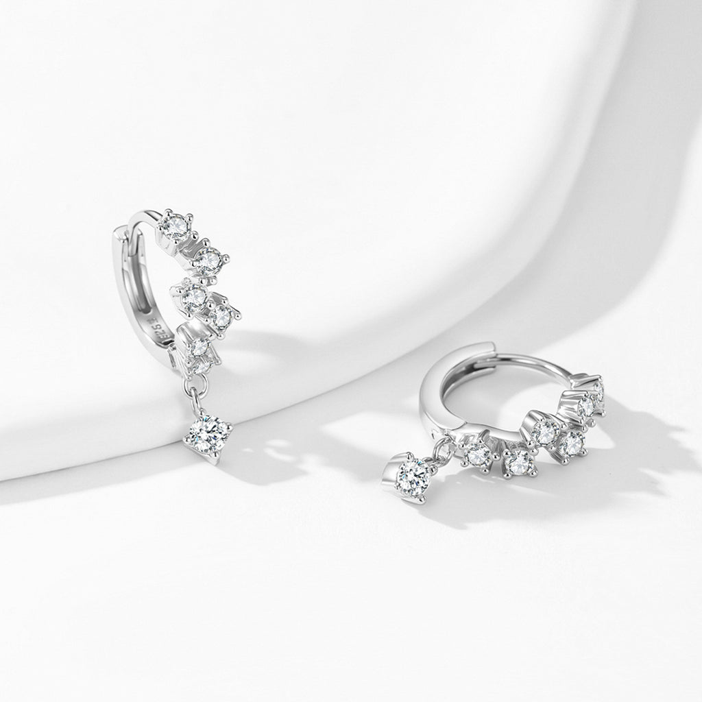 S925 Sterling Silber Ohrringe mit Zirkonia