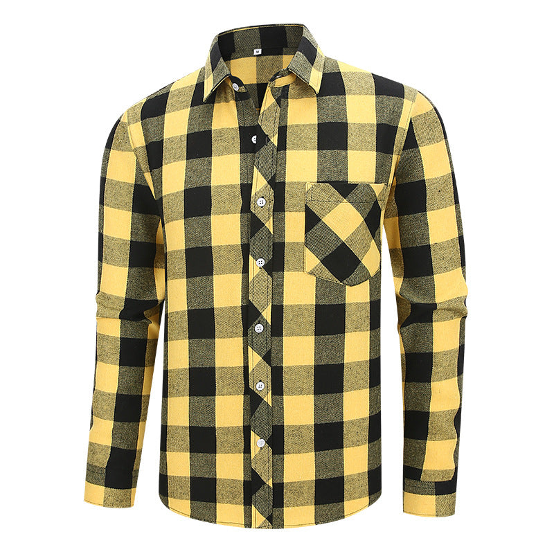 Herren Langarm-Freizeithemd im Karo-Look – Bild 15 | LuxeStyle