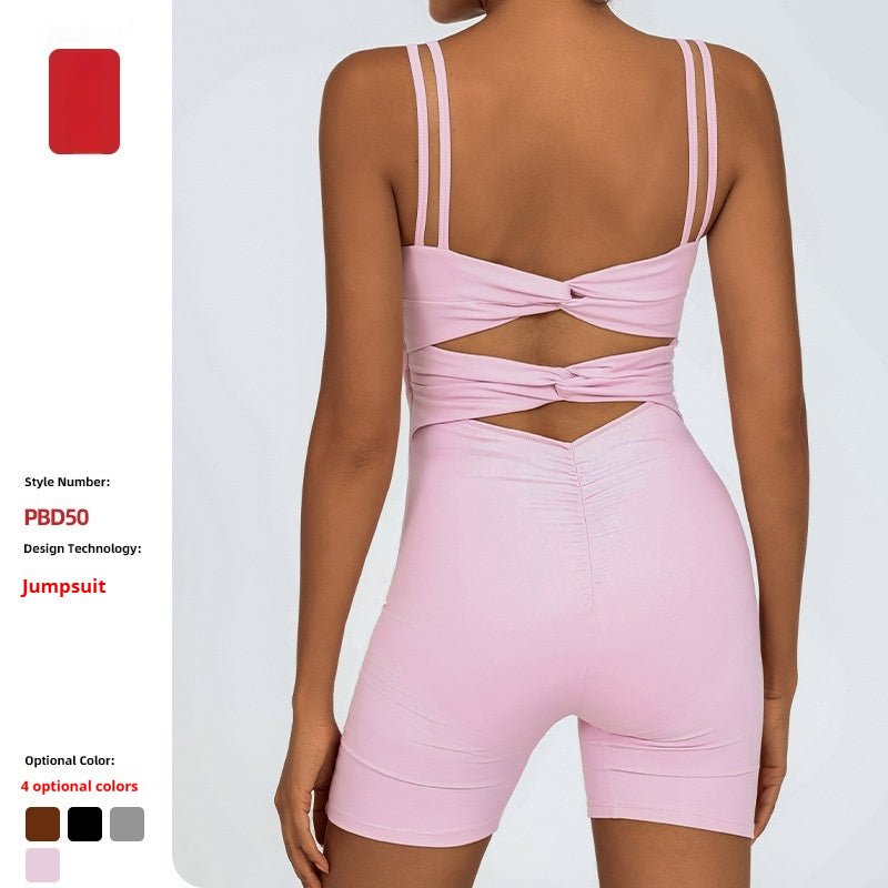 Einteilige Shorts mit Beauty Rücken