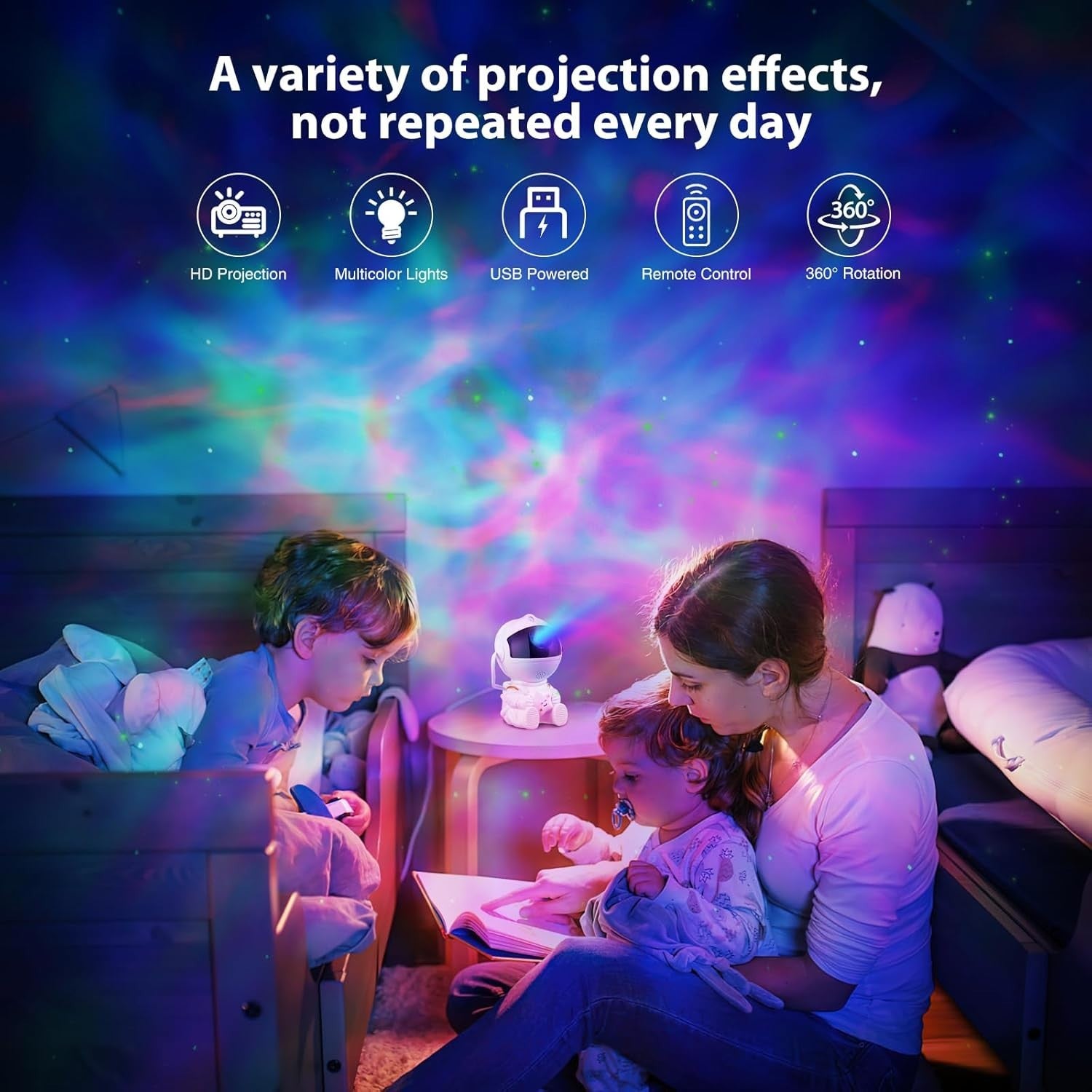 Sternenhimmel-Projektor «Cosmos» · LED-Nachtlicht