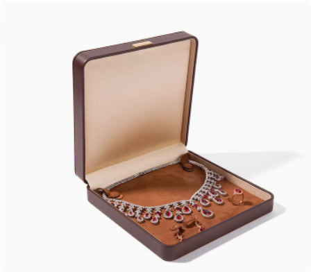 Schmuckbox aus PU-Leder, abgerundete Ecken – Bild 9 | LuxeStyle