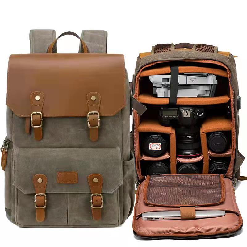 Wasserdichter Canvas Rucksack mit grosser Kapazität | LuxeStyle