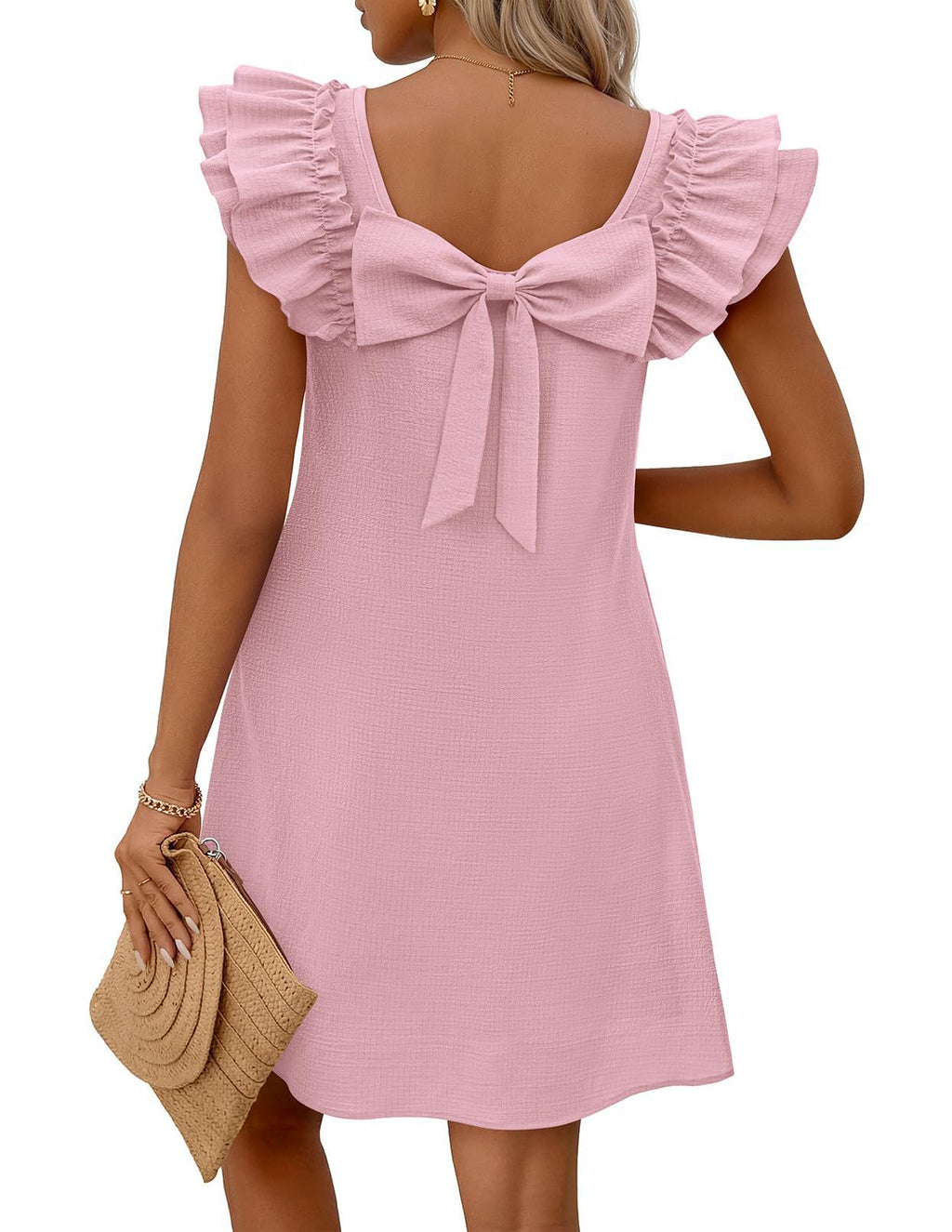 Damenkleid mit Lotusärmeln