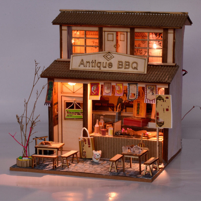 Holzhaus Miniatur Spielzeug | LuxeStyle