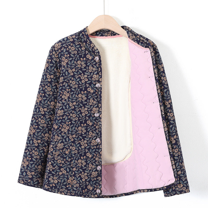 Floral Polyesterjacke für ältere Damen – Bild 14 | LuxeStyle