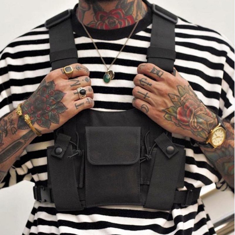 Tactical Brusttasche aus Polyester – Bild 5 | LuxeStyle
