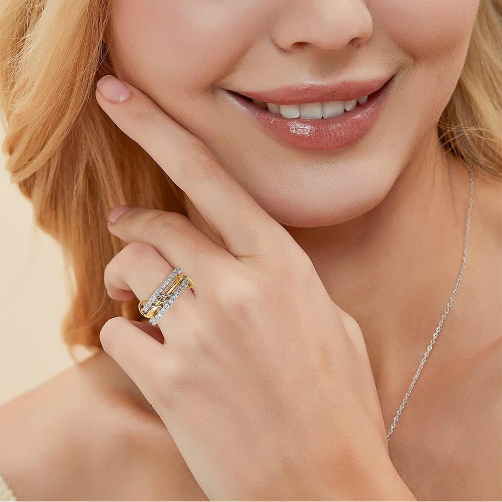 Diamond-Ring-Set für Damen – Bild 1 | LuxeStyle